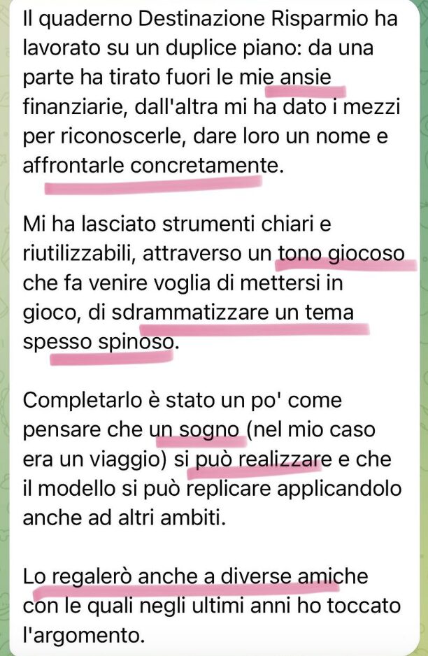 recensione destinazione risparmio