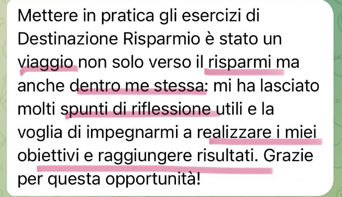 recensione destinazione risparmio